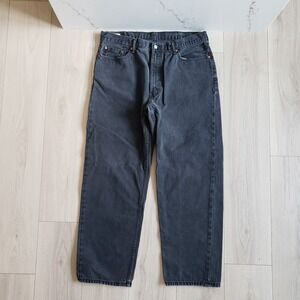 Levis 550 Jeans Mens 40x32 Black Relaxed Tapered 90s Skate Denim